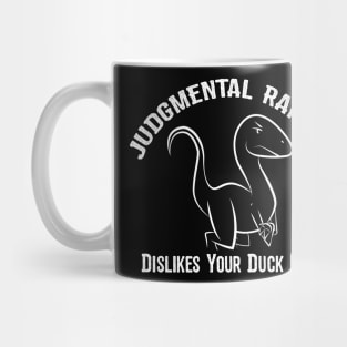 Judgmental Raptor - Duck Lips Mug